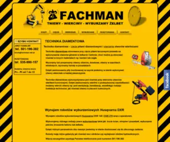 Fachman.net.pl(Technika diamentowa) Screenshot