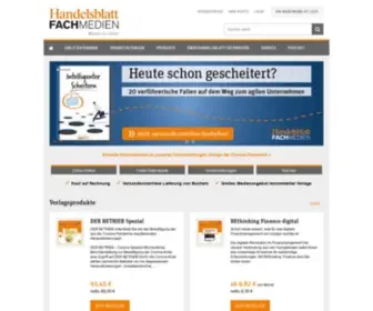 Fachmedien.de(Handelsblatt Fachmedien) Screenshot