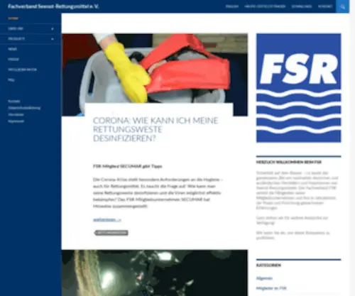 Fachverband-Seenotrettungsmittel.de(Fachverband Seenot) Screenshot