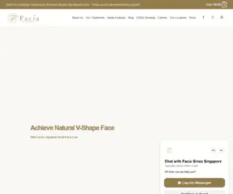 Facia.com.sg(Our Signature Small Face Care Treatment) Screenshot