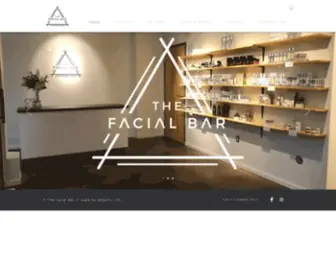 Facialbarkc.com(The Facial Bar) Screenshot