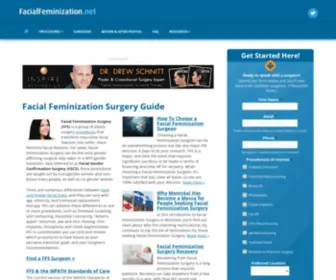 Facialfeminization.net(Facial Feminization Surgery Guide) Screenshot