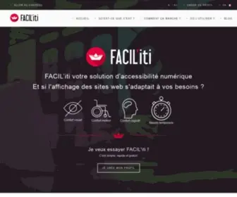 Facil-Iti.fr(Solution d’accessibilité numérique) Screenshot