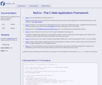 Facil.io(The C Web Application Framework) Screenshot
