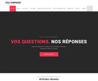 Facileacomprendre.fr(Facile à comprendre) Screenshot