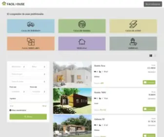 Facilhouse.com(El Buscador de Casas Prefabricadas) Screenshot