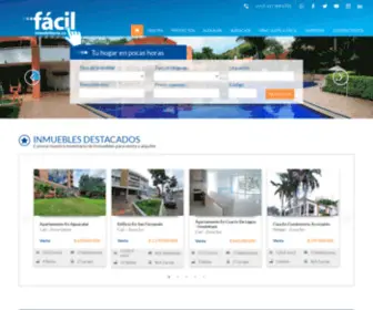 Facilinmobiliaria.com(Hoteles y constructoras) Screenshot