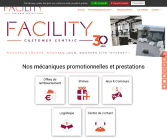 Facility.fr(Confiez la gestion de vos offres promotionnelles à Facility (votre tiers de confiance)) Screenshot
