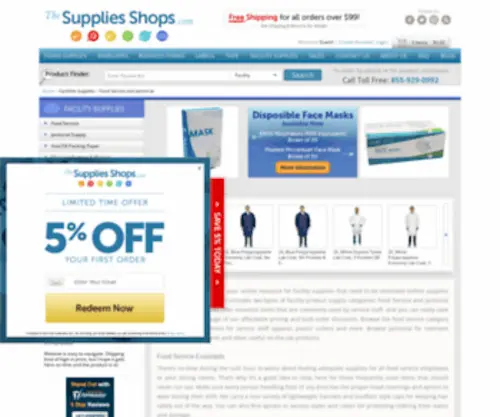 Facilitysuppliesshop.com(The Facility Supplies Shop) Screenshot