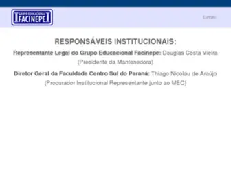 Facinepe.edu.br(Facinepe) Screenshot