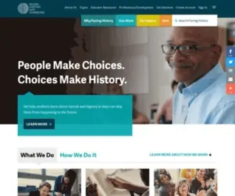 Facinghistory.org(Facing History and Ourselves) Screenshot