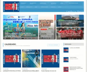 Faclm.com(Federación de Atletismo de Castilla) Screenshot