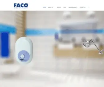 Faco.com.sg(Solar Water Heater Singapore) Screenshot