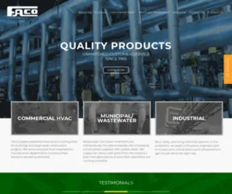 Facollc.com(Flow Measurement and Control Supplier Indiana) Screenshot