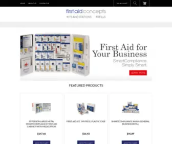 Faconcepts.com(First Aid Concepts) Screenshot