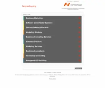 Faconsulting.org(FA Consulting) Screenshot