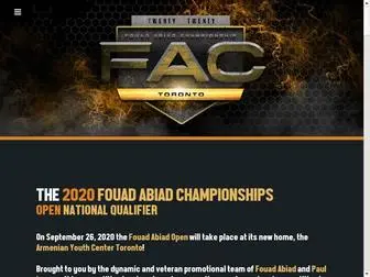 Facopen.com(Fouad Abiad & Paul Lauzon Presents the Fouad Abiad Championships) Screenshot