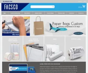 Facsco.com(Carton Sealing Tape) Screenshot