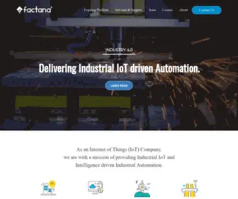 Factana.com(Industry 4.0 Solution Provider) Screenshot