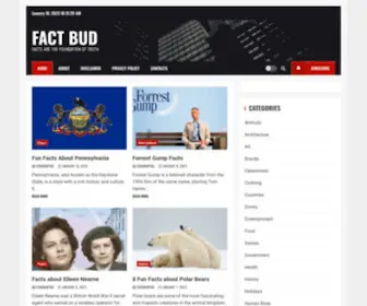Factbud.com(Fact Bud) Screenshot