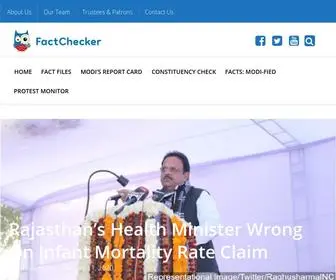 Factchecker.in(Fact Check) Screenshot