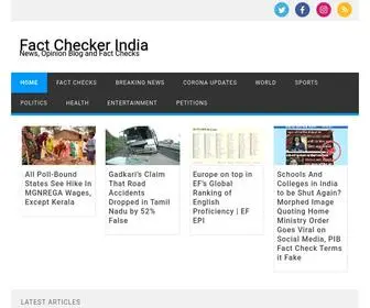 Factcheckerindia.com(Government Jobs and Vacancy) Screenshot