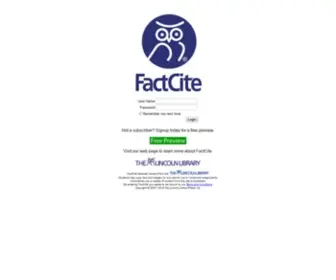 Factcite.com(Factcite) Screenshot
