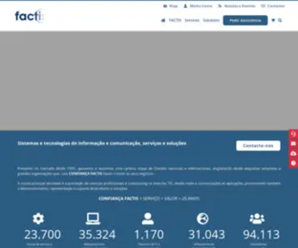Factis.com(Serviços TI & Soluções de iT Service Management) Screenshot