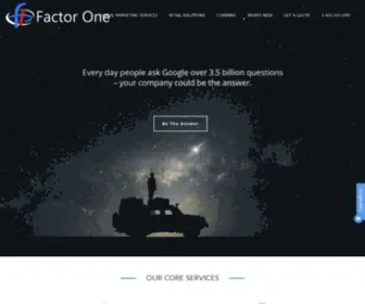 Factor1.com(Factor One) Screenshot