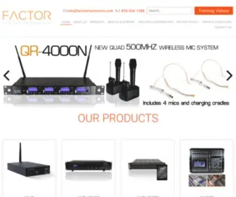 Factorelectronics.com(Audio and Video Equipment) Screenshot