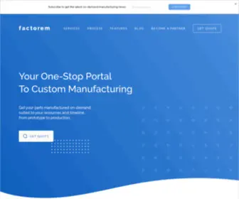 Factorem.co(Custom Manufacturing) Screenshot