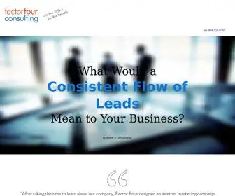 Factorfour.com(Factor Four Consulting) Screenshot