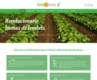 Factorhumus.com(Abonos y fertilizantes para cultivos) Screenshot