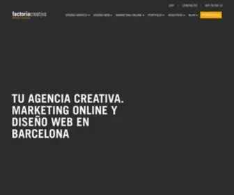 Factoriacreativabarcelona.es(Agencia) Screenshot