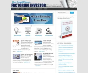 Factoringinvestor.com(Factoring Investor) Screenshot