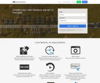 Factorio-Realms.com(Factorio Realms) Screenshot