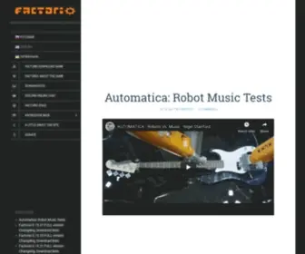 Factorio.su(Русскоязычный сайт по игре Factorio) Screenshot