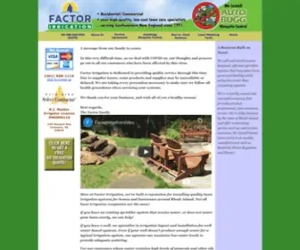 Factorirrigation.com(Factor IrrigationAffordable Lawn Sprinklers) Screenshot