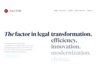 Factor.law(Contract Management and Legal Operations Consulting) Screenshot