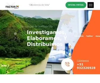 Factorxcompany.com(FactorX) Screenshot
