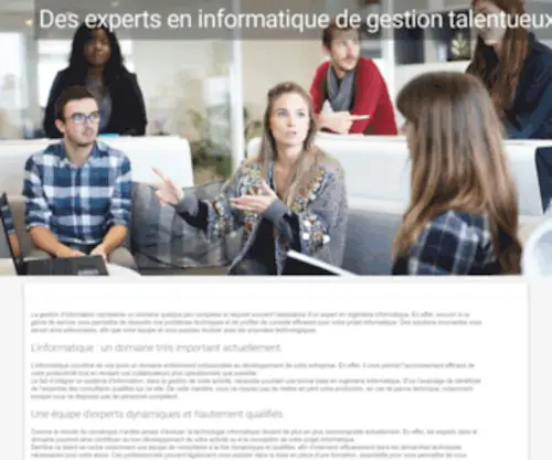 Factory-Entreprise.com(Des experts en informatique de gestion talentueux pour vous accompagner) Screenshot