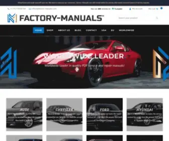 Factory-Manuals.com(Factory Manuals) Screenshot