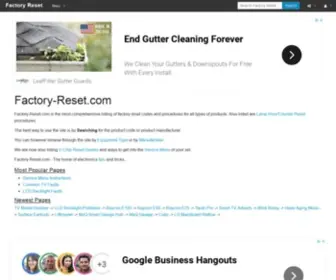 Factory-Reset.com(Factory Reset) Screenshot
