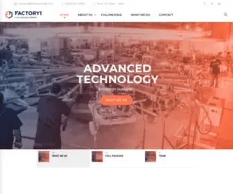 Factory1FP.com(A Full Package Company) Screenshot