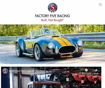 Factoryfive.com(Build Your Own Car) Screenshot