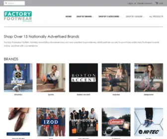 Factoryfootwearoutlets.com(Factory Footwear Outlets) Screenshot