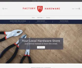 Factoryhardwarestore.com(Factory Hardware Store) Screenshot