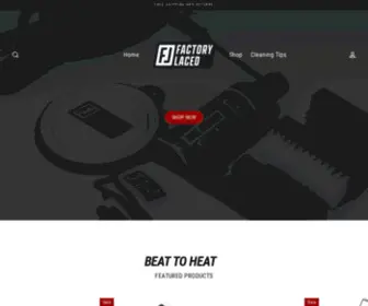 Factorylaced.co(This sneaker cleaning kit) Screenshot