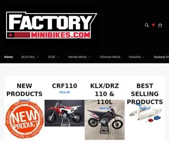 Factoryminibikes.com(Factory Minibikes) Screenshot