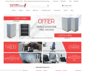 Factoryoficina.com(Muebles de Oficina de Segunda Mano y Sillas de Oficina) Screenshot